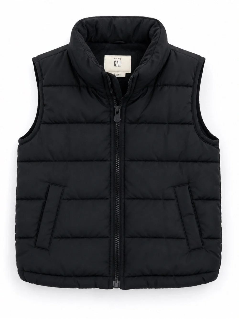 GAP Kids Black Quilted Puffer Vest